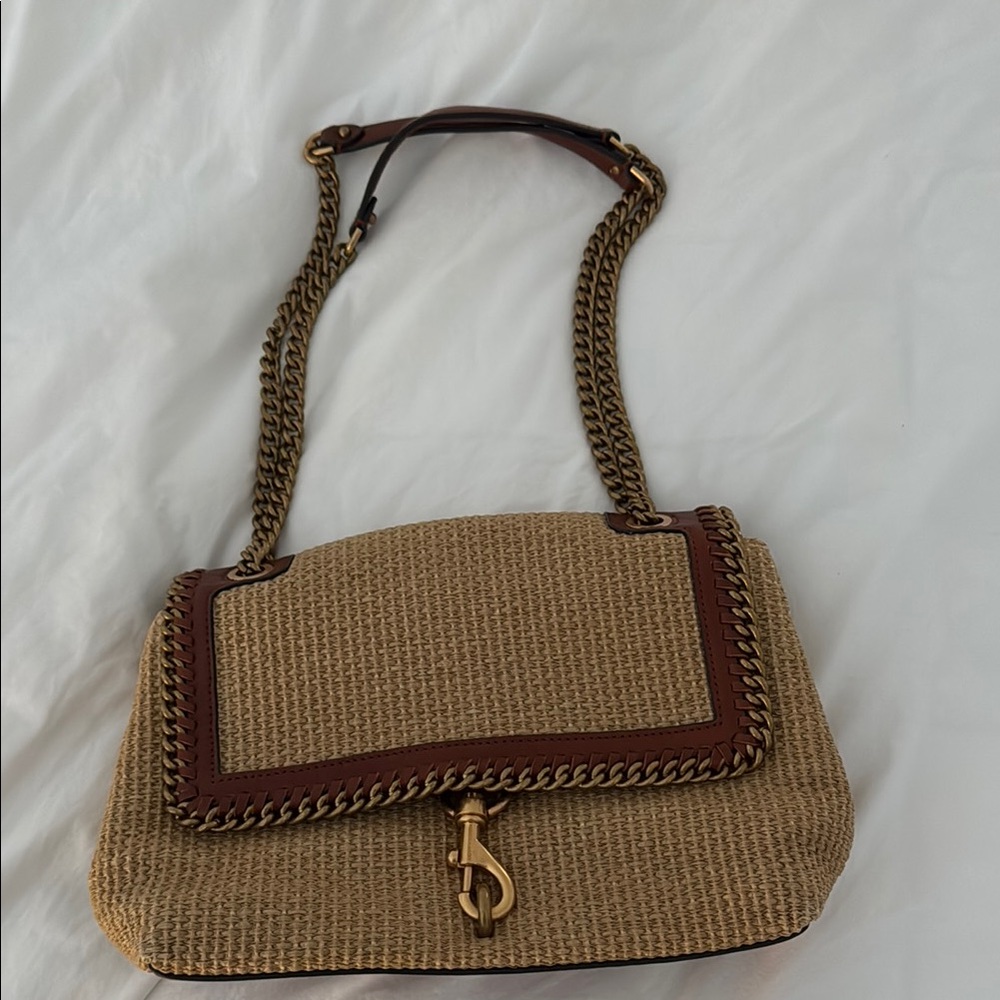 Rebecca Minkoff Tan and Brown Shoulder Bag